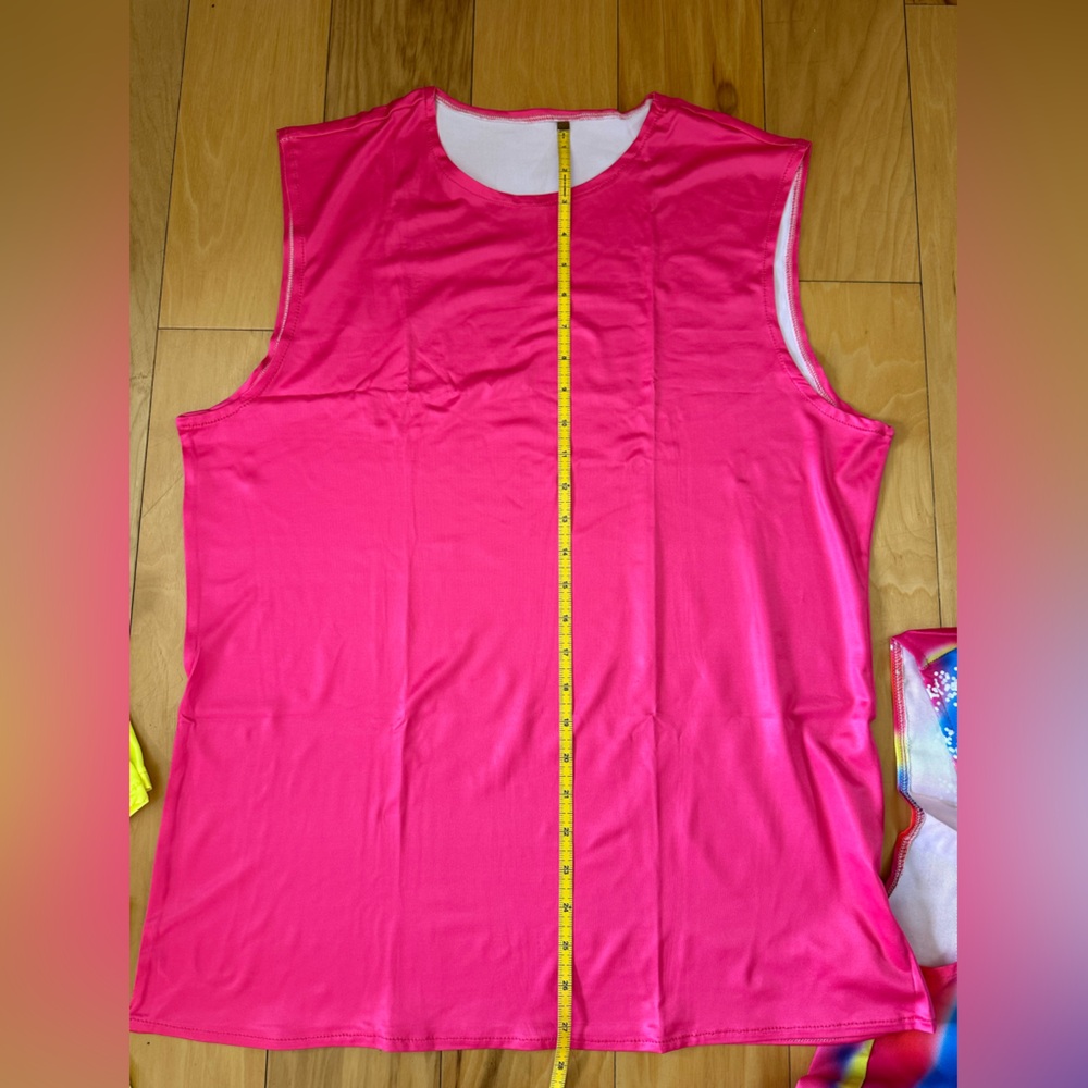 NEW Retro Ken / 80’s Men’s Workout 8 piece Costume size L - Picture 8 of 12